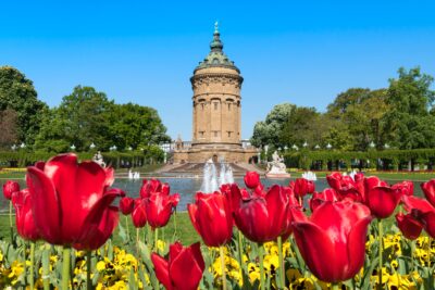 shutterstock_water tower Mannheim Germany